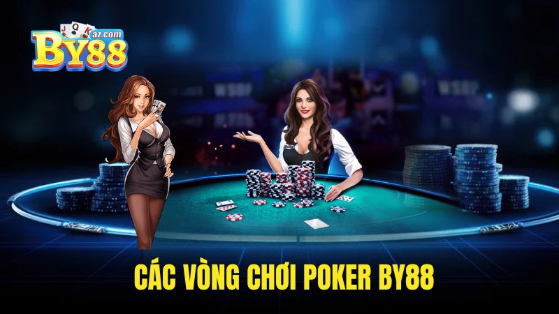 Game poker phân thành các vòng chơi với cấp độ khác nhau