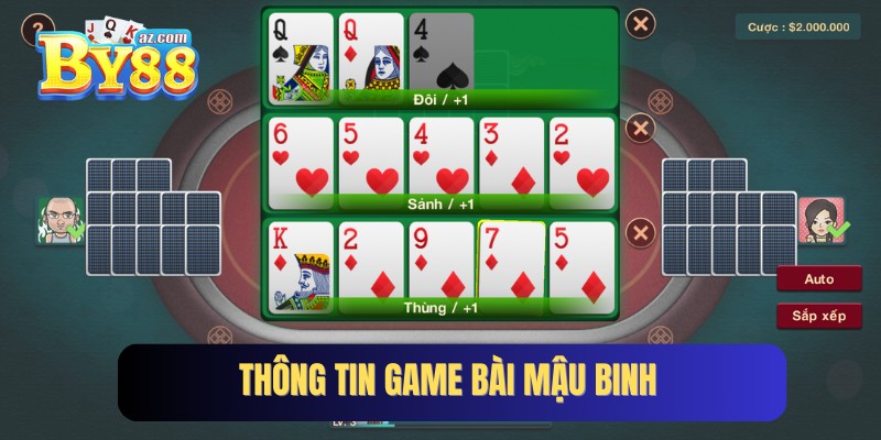 Khám phá siêu game bài mậu binh By88 