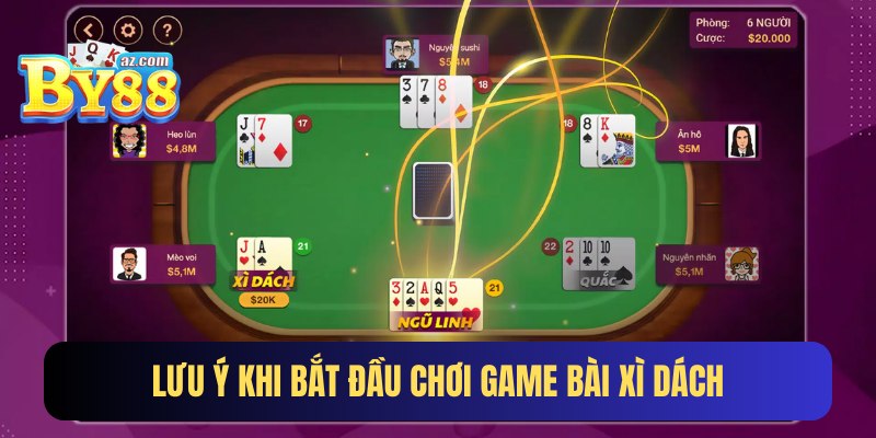 Thông tin lưu ý khi chơi game bài ​Xì Dách By88